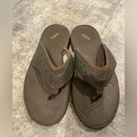 SPEEDO Men's BROWN Flip Flops Sandals Thong Style Size US 10 - Picture 3 of 5